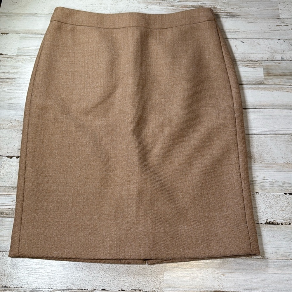 J Crew 100% Wool Pencil Skirt